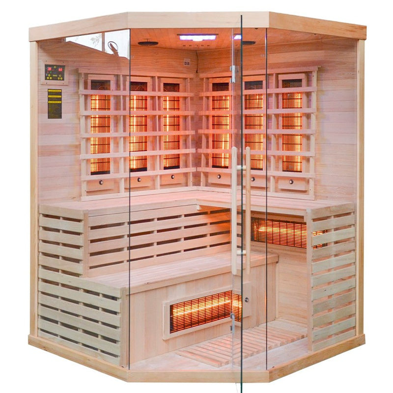 SAUNA SUCHA INFRARED NISKOTEMPERATUROWA ALTA4 4-5 OSOBOWA 150x150 CM ALTA4