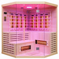 SAUNA SUCHA INFRARED NISKOTEMPERATUROWA ALTA7 5-6 OSOBOWA 180x180 CM ALTA7