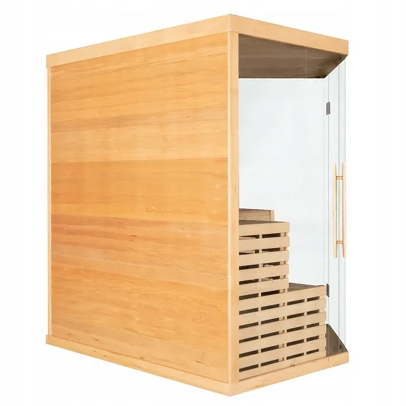SAUNA SUCHA INFRARED NISKOTEMPERATUROWA ALTA7 5-6 OSOBOWA 180x180 CM ALTA7