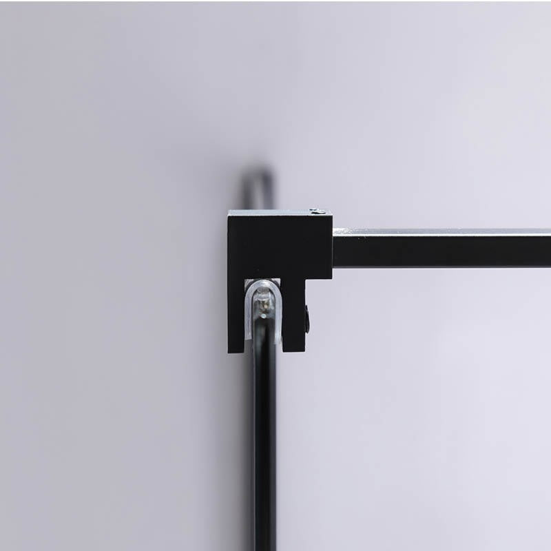 ŚCIANKA PRYSZNICOWA SH05G CZARNA 130 CM 8 MM SH05G-BL-130