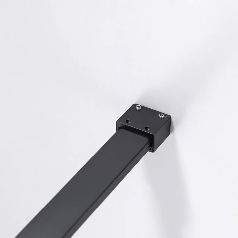 ŚCIANKA PRYSZNICOWA SH05G CZARNA 130 CM 8 MM SH05G-BL-130