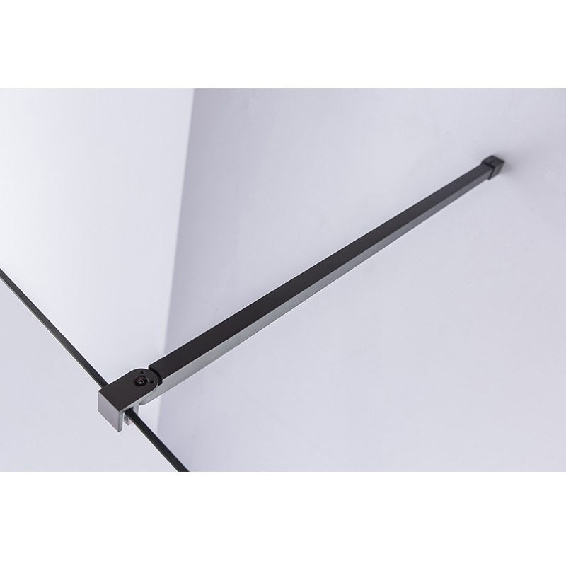 ŚCIANKA PRYSZNICOWA SH07B CZARNA 80 CM 8 MM SH07B-BL-80
