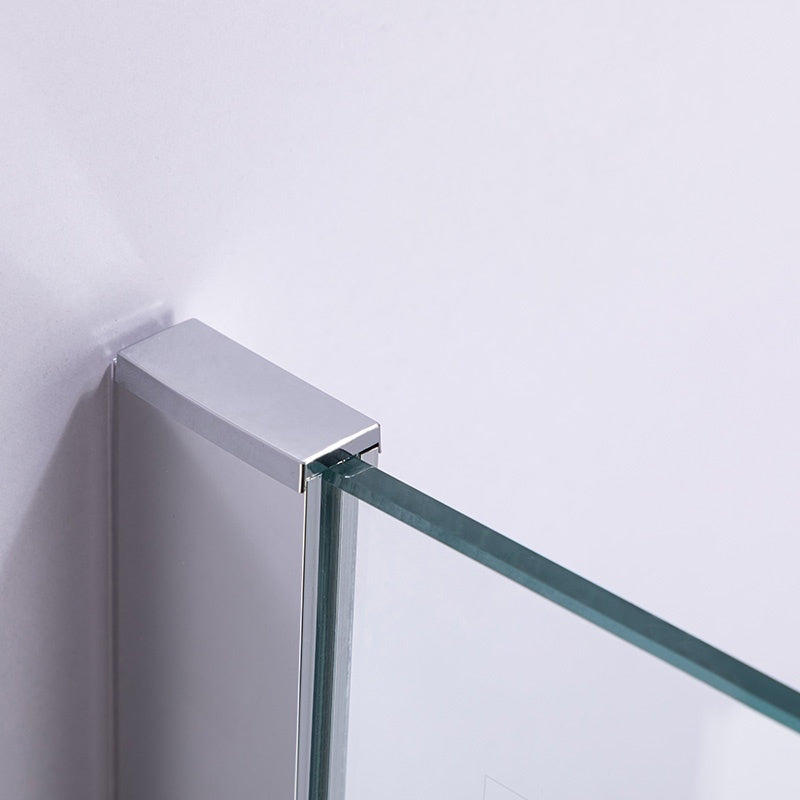 ŚCIANKA PRYSZNICOWA WIF-919 CHROM 90 CM 8 MM WIF-919