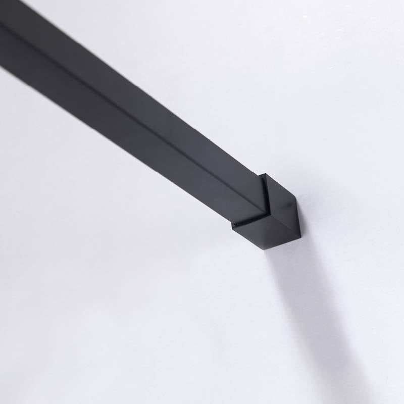 ŚCIANKA PRYSZNICOWA SH05F CZARNA 120 CM 8 MM SH05F-BL-120