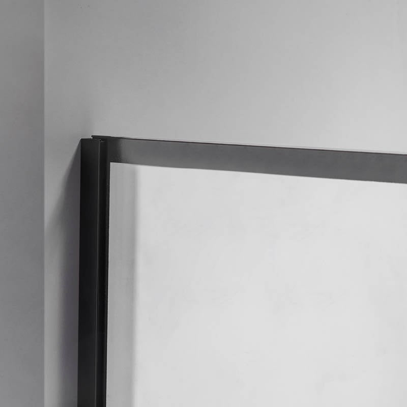 ŚCIANKA PRYSZNICOWA SH04C CZARNA 90 CM 8 MM SH04C-BL-90