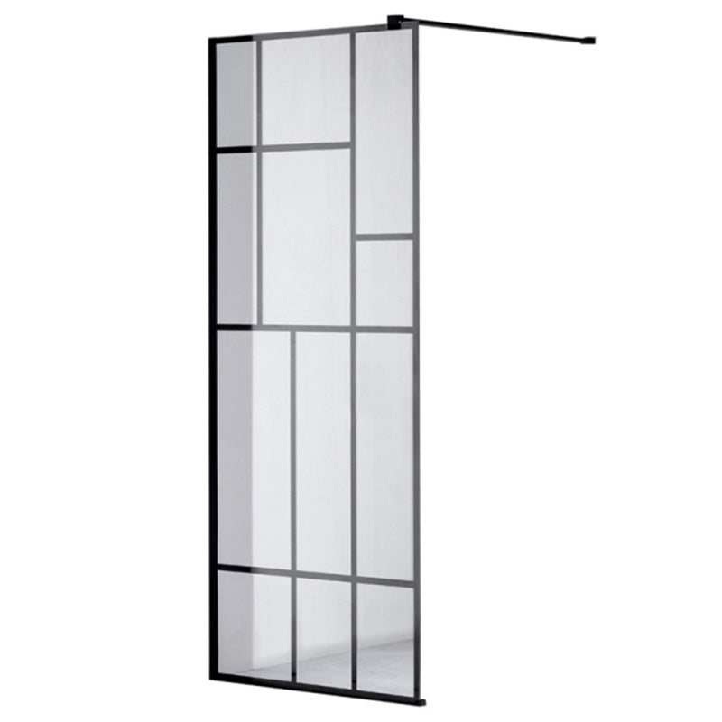 ŚCIANKA PRYSZNICOWA SH05D CZARNA 100 CM 8 MM SH05D-BL-100
