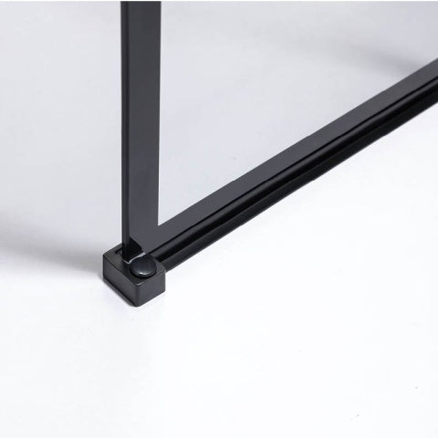 ŚCIANKA PRYSZNICOWA SH05F CZARNA 120 CM 8 MM SH05F-BL-120