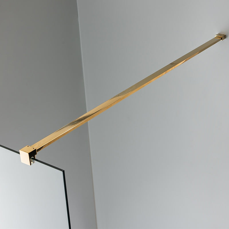 ŚCIANKA PRYSZNICOWA SH07C ZŁOTA 90 CM 8 MM SH07C-GL-90