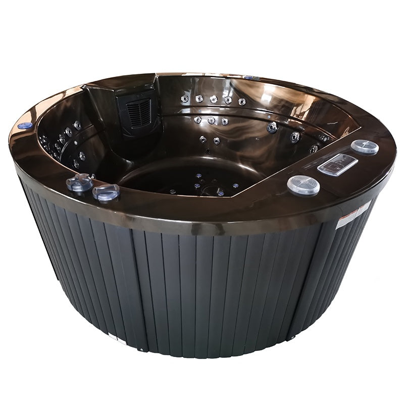 WANNA OGRODOWA Z HYDROMASAŻEM DELLA 916 MAGMA GOLD OBUDOWA ANTRACYT 170x170 CM DELLA-916-170-4759