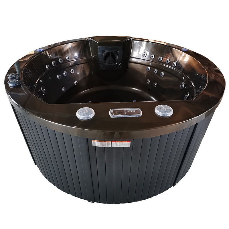 WANNA OGRODOWA Z HYDROMASAŻEM DELLA 916 MAGMA GOLD OBUDOWA ANTRACYT 170x170 CM DELLA-916-170-4759