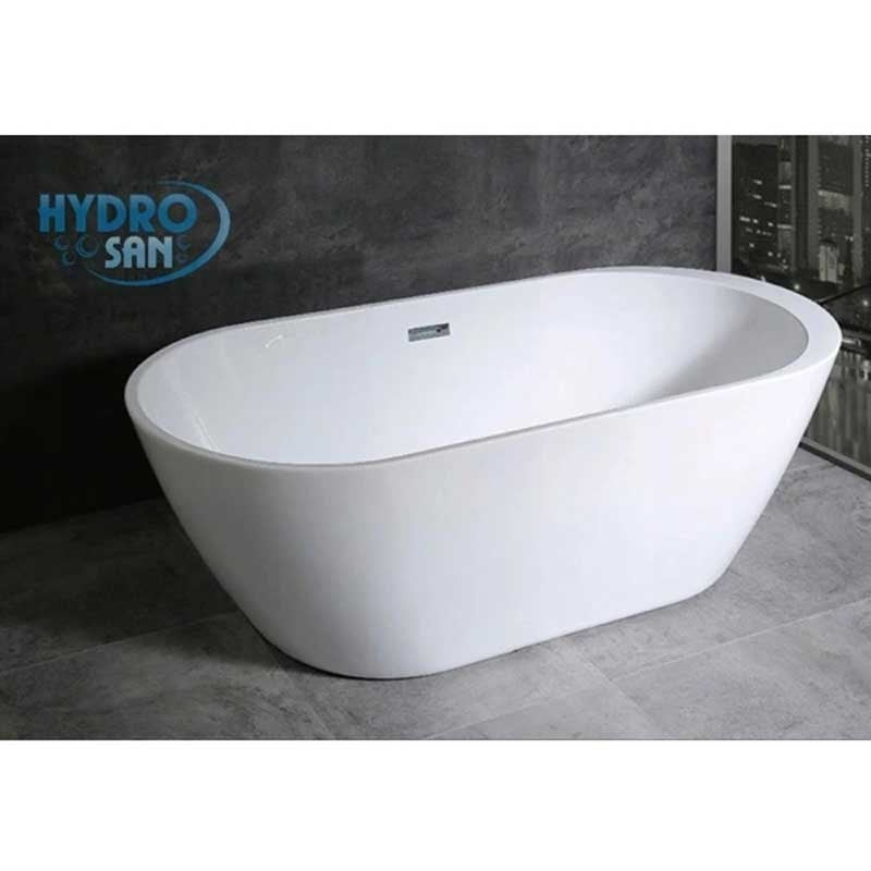 WANNA WOLNOSTOJĄCA PORTO 503A BIAŁA PRZELEW CHROM 150x75 CM PORTO-503A-150X75