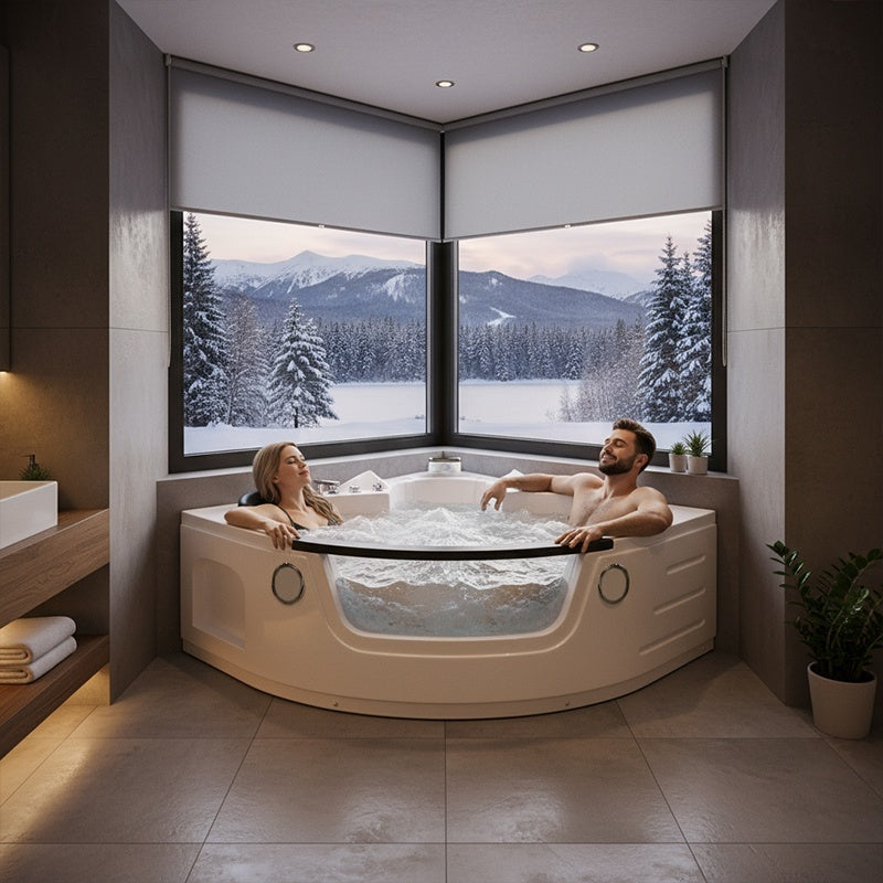 WANNA SPA Z HYDROMASAŻEM ORINO 632C 135x135 CM ORINO-632C-135