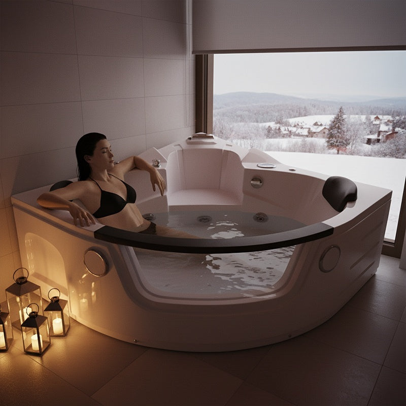 WANNA SPA Z HYDROMASAŻEM ORINO 632C 135x135 CM ORINO-632C-135