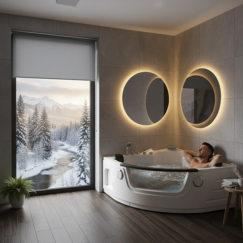 WANNA SPA Z HYDROMASAŻEM ORINO 632C 135x135 CM ORINO-632C-135