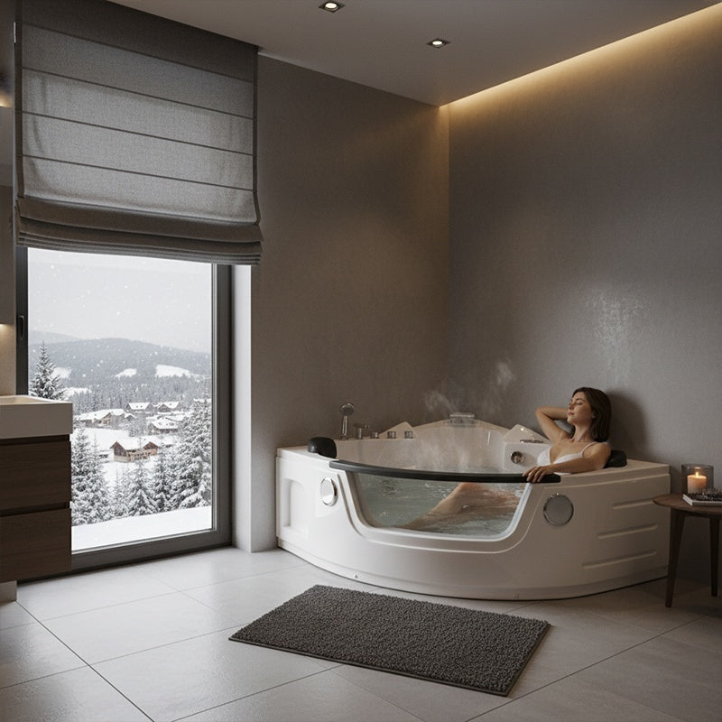 WANNA SPA Z HYDROMASAŻEM ORINO 632C 135x135 CM ORINO-632C-135