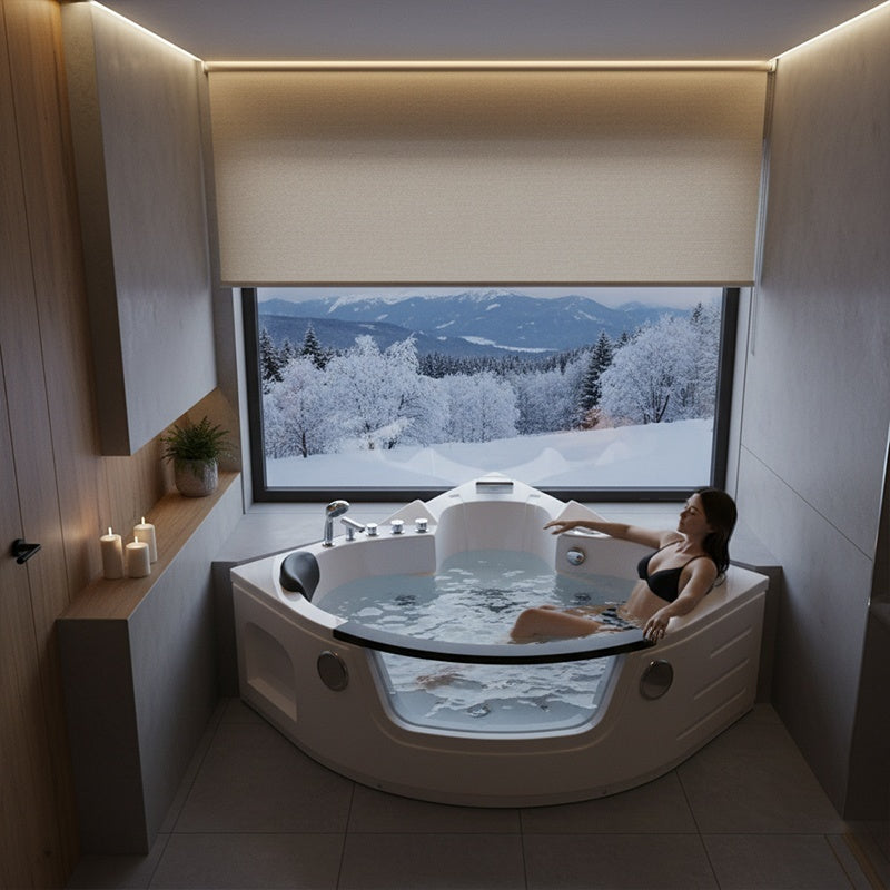 WANNA SPA Z HYDROMASAŻEM ORINO 632C 135x135 CM ORINO-632C-135