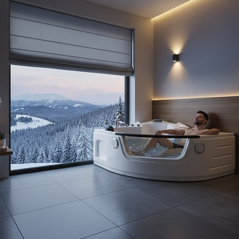 WANNA SPA Z HYDROMASAŻEM ORINO 632C 135x135 CM ORINO-632C-135