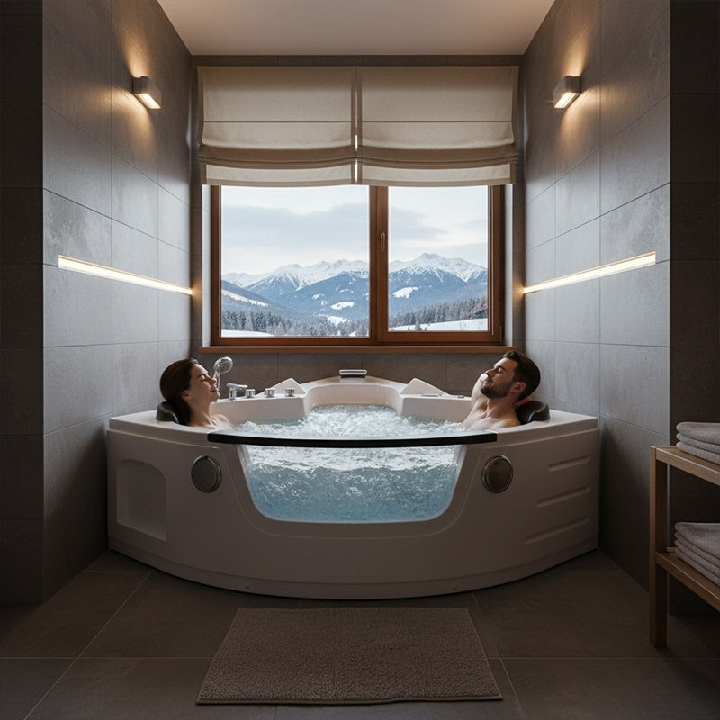WANNA SPA Z HYDROMASAŻEM ORINO 632C 135x135 CM ORINO-632C-135
