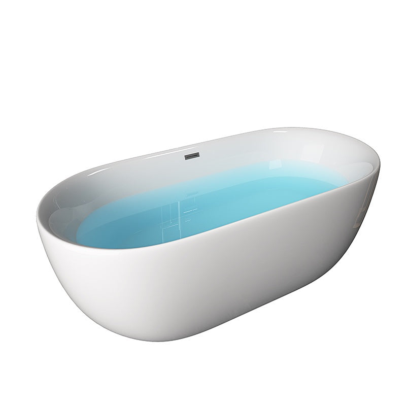 WANNA WOLNOSTOJĄCA CESANA 518B BIAŁA PRZELEW CHROM 160x75 CM CESANA-518B-160X75