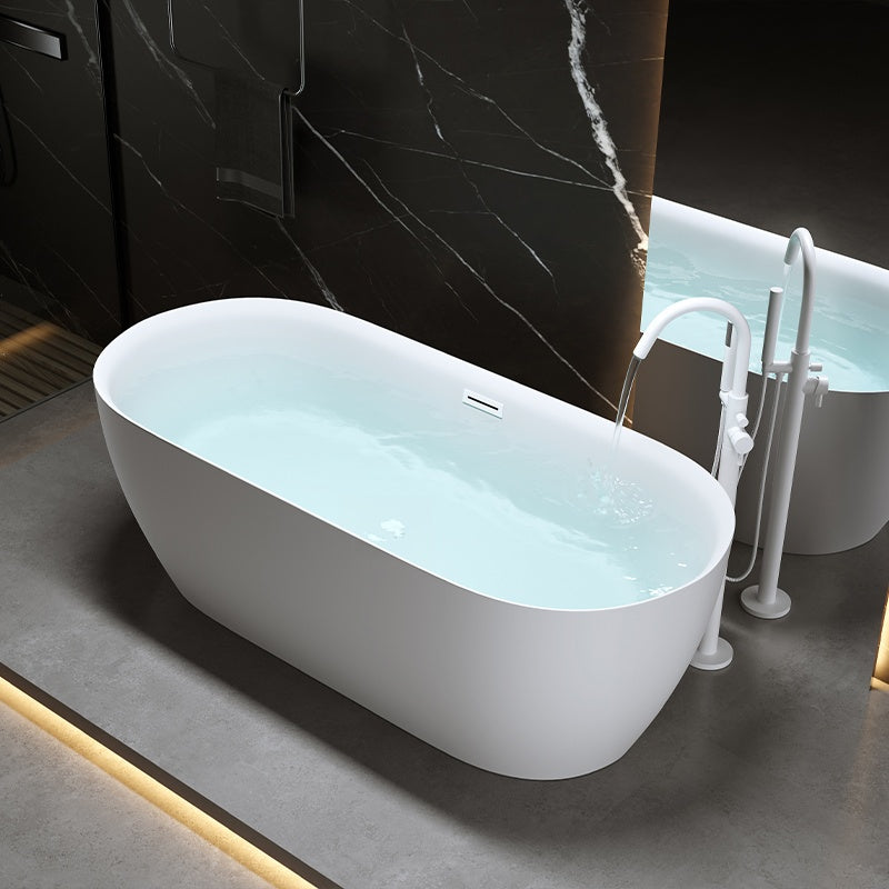 WANNA WOLNOSTOJĄCA CESANA 518A BIAŁA PRZELEW BIAŁY POŁYSK 150x75 CM CESANA-518A-P-WH