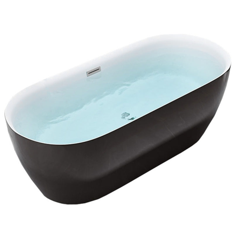 WANNA WOLNOSTOJĄCA CESANA 518A CZARNA PRZELEW CHROM 150x75 CM CESANA-518A-BL-150