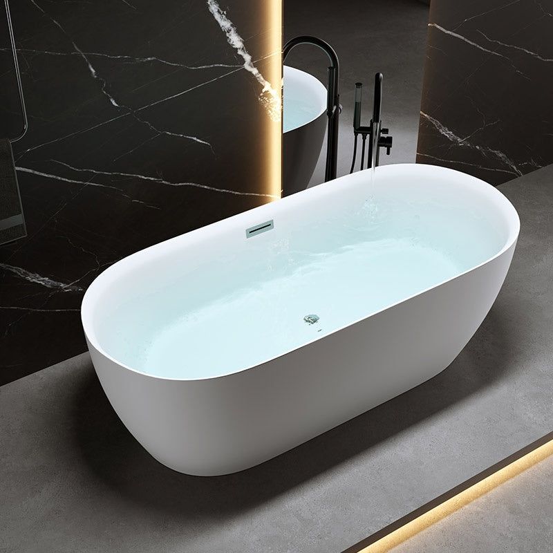 WANNA WOLNOSTOJĄCA CESANA 518C BIAŁA PRZELEW CHROM 170x75 CM CESANA-518C-170X75