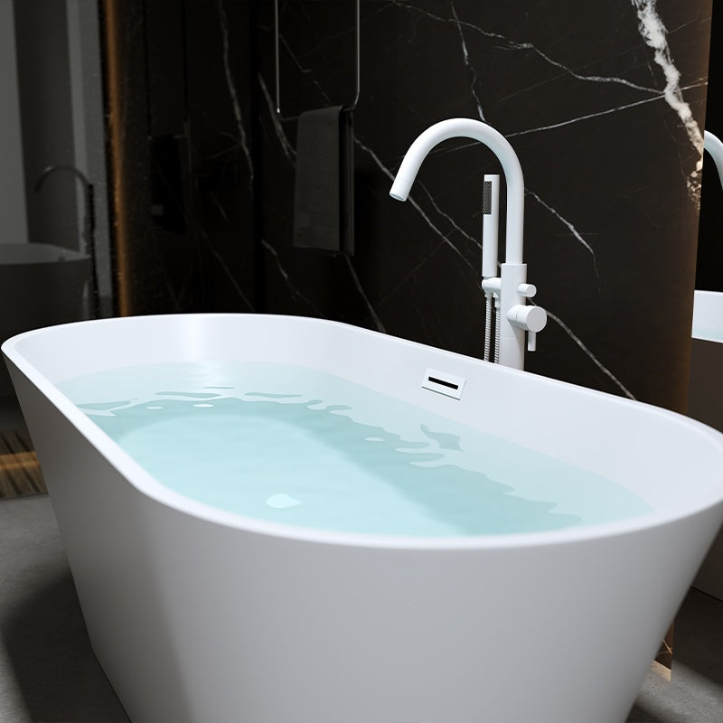 WANNA WOLNOSTOJĄCA LIZBONA 502C BIAŁA PRZELEW BIAŁY POŁYSK 170x80 CM LIZBONA-502C-P-WH