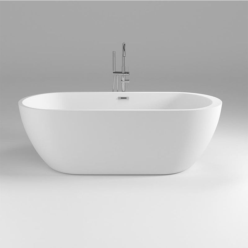 WANNA WOLNOSTOJĄCA PORTO 503A BIAŁA PRZELEW CHROM 150x75 CM PORTO-503A-150X75