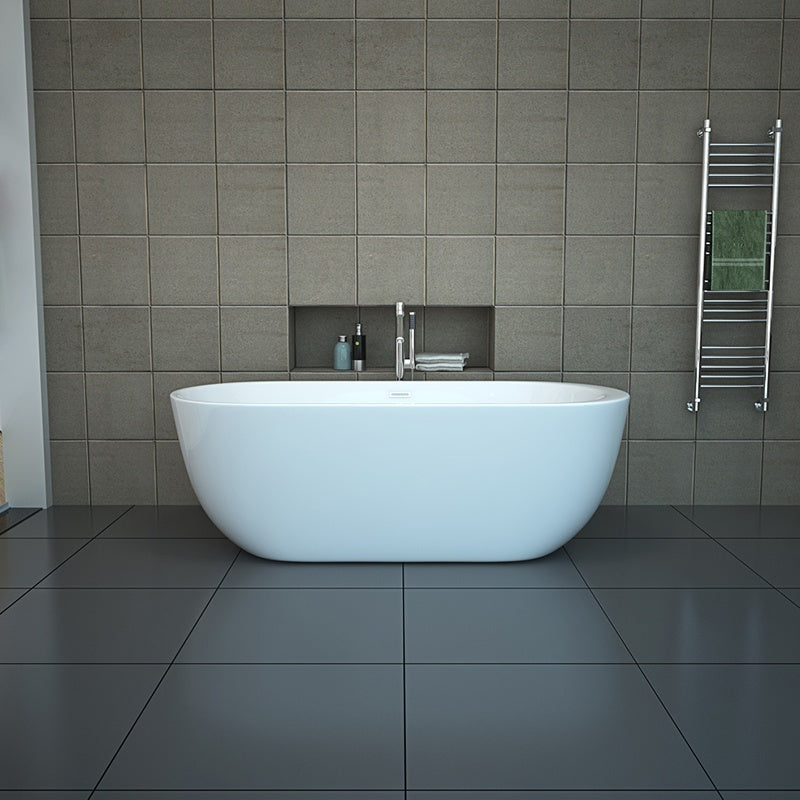 WANNA WOLNOSTOJĄCA PORTO 503B BIAŁA PRZELEW CHROM 170x75 CM PORTO-503B-170X75