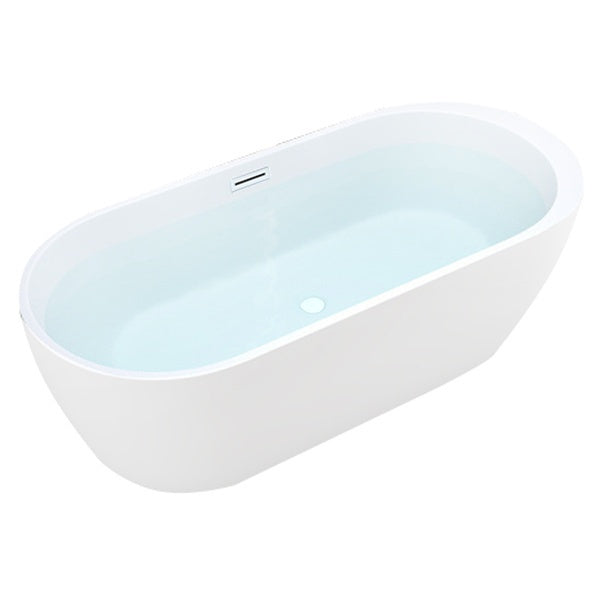 WANNA WOLNOSTOJĄCA PORTO 503B BIAŁA PRZELEW BIAŁY POŁYSK 170x75 CM PORTO-503B-P-WH