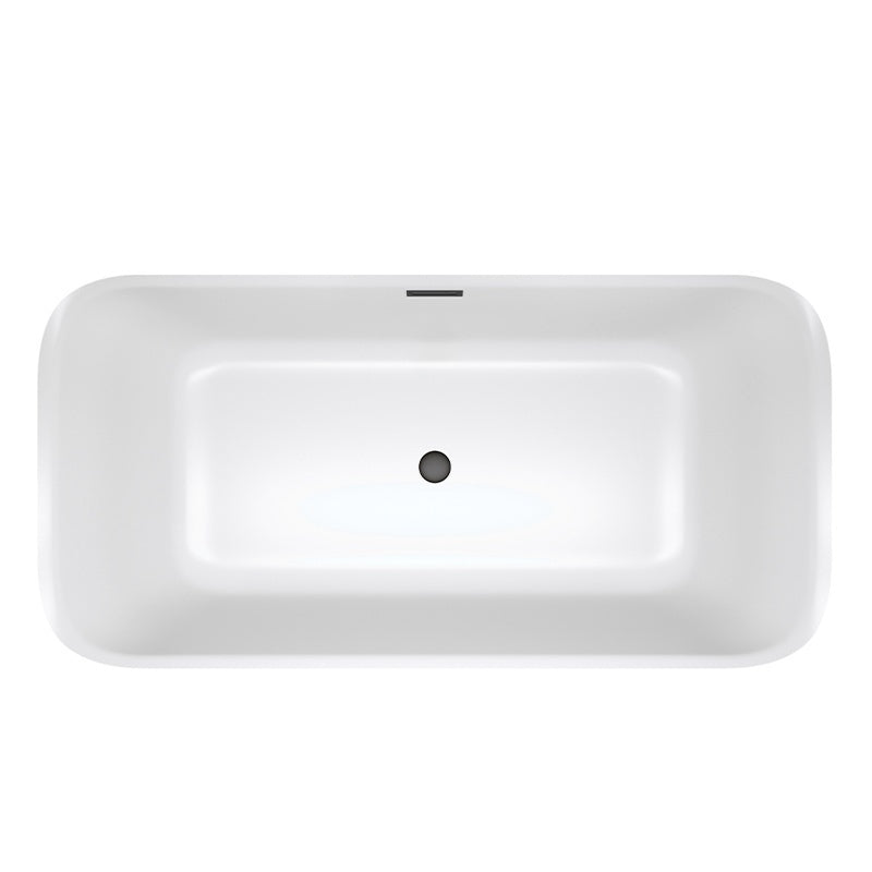 WANNA WOLNOSTOJĄCA VIANA 511A BIAŁA PRZELEW CZARNY 150x75 CM VIANA-511A-P-BL