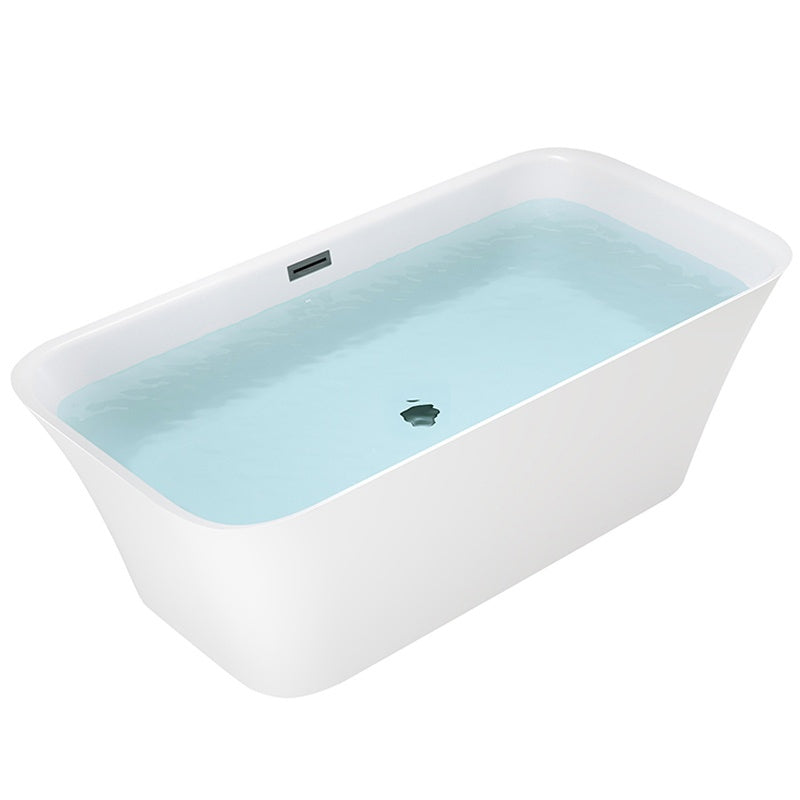 WANNA WOLNOSTOJĄCA VIANA 511A BIAŁA PRZELEW CZARNY 150x75 CM VIANA-511A-P-BL