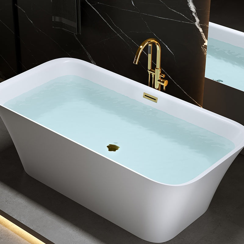 WANNA WOLNOSTOJĄCA VIANA 511A BIAŁA PRZELEW ZŁOTY 150x75 CM VIANA-511A-P-GL