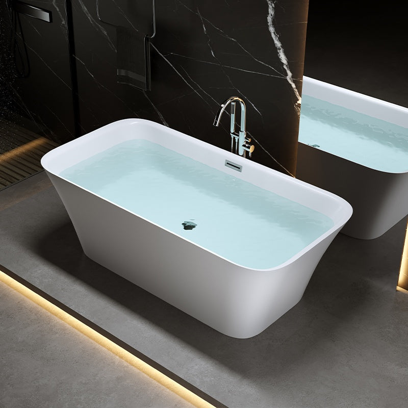 WANNA WOLNOSTOJĄCA VIANA 511A BIAŁA PRZELEW CHROM 150x75 CM VIANA-511A-150X75