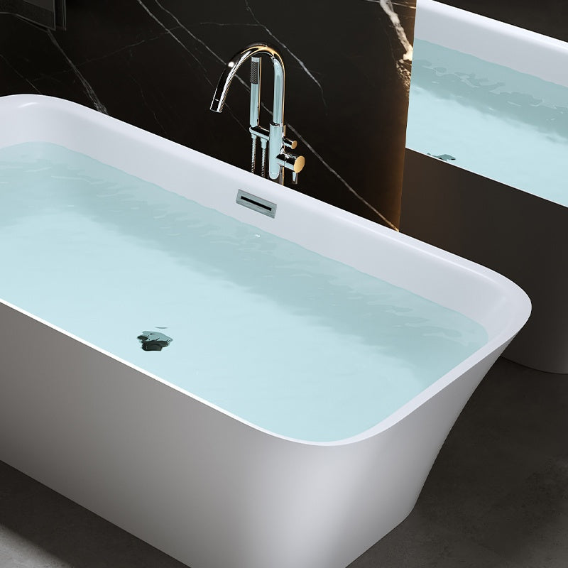 WANNA WOLNOSTOJĄCA VIANA 511B BIAŁA PRZELEW CHROM 160x80 CM VIANA-511B-160X80