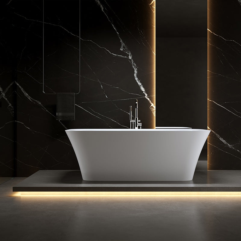 WANNA WOLNOSTOJĄCA VIANA 511C BIAŁA PRZELEW CHROM 170x80 CM VIANA-511C-170X80