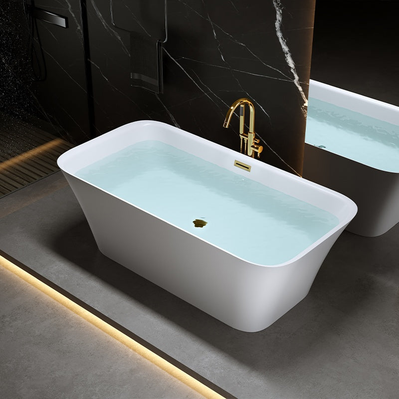 WANNA WOLNOSTOJĄCA VIANA 511C BIAŁA PRZELEW ZŁOTY 170x80 CM VIANA-511C-P-GL