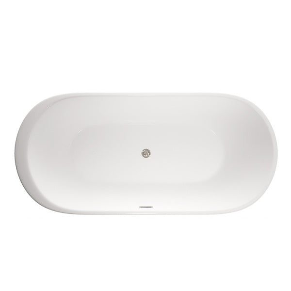WANNA WOLNOSTOJĄCA VOX 501 CZARNA PRZELEW CHROM 170x80 CM VOX-501-BL-170