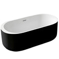 WANNA WOLNOSTOJĄCA VOX 501 CZARNA PRZELEW CHROM 170x80 CM VOX-501-BL-170