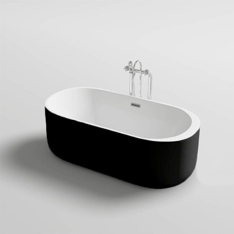 WANNA WOLNOSTOJĄCA VOX 501 CZARNA PRZELEW CHROM 170x80 CM VOX-501-BL-170