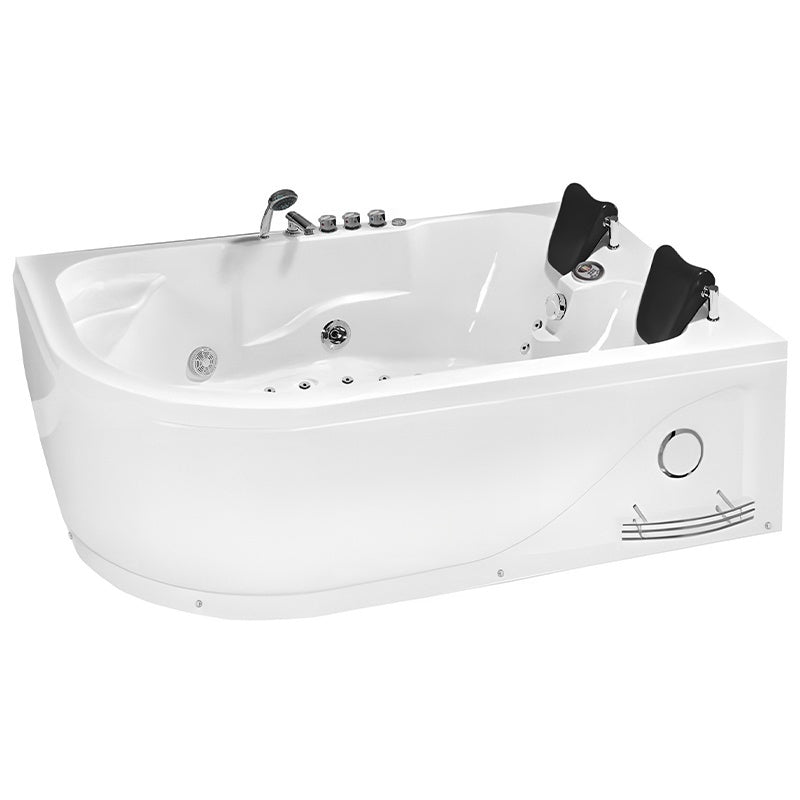 WANNA Z HYDROMASAŻEM CARMEN 631L LEWA BIAŁA 180x120 CM CARMEN-631-L-180X120