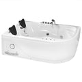 WANNA Z HYDROMASAŻEM CARMEN 631R PRAWA BIAŁA 180x120 CM CARMEN-631-R-180X120