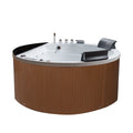 WANNA Z HYDROMASAŻEM DELLA 916 Z OBUDOWĄ BRĄZOWĄ 155x155 CM DELLA-916-155-OBU-BR