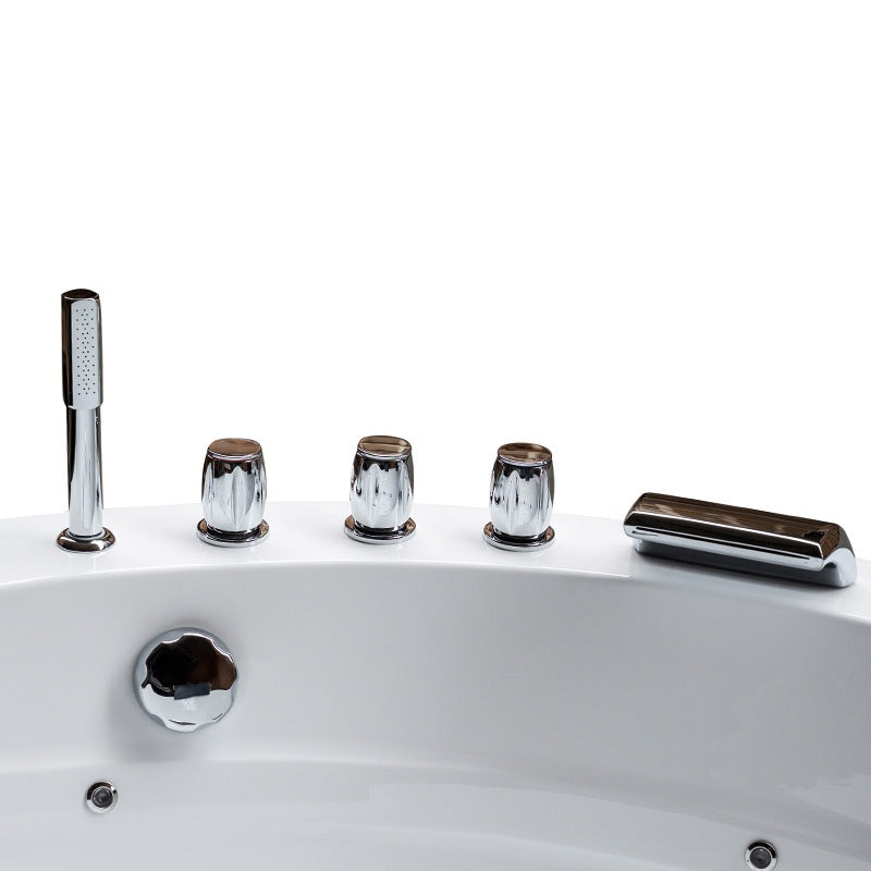 WANNA Z HYDROMASAŻEM DELLA 916 Z OBUDOWĄ BRĄZOWĄ 170x170 CM DELLA-916-170-OBU-BR
