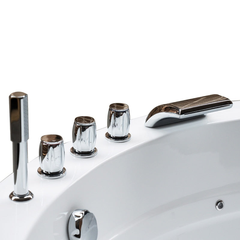 WANNA Z HYDROMASAŻEM DELLA 916 Z OBUDOWĄ BRĄZOWĄ 170x170 CM DELLA-916-170-OBU-BR
