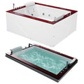 WANNA Z HYDROMASAŻEM DIABLO 666 Z OBUDOWĄ I DESKĄ 180x150 CM DIABLO-666+DESKA+OBU