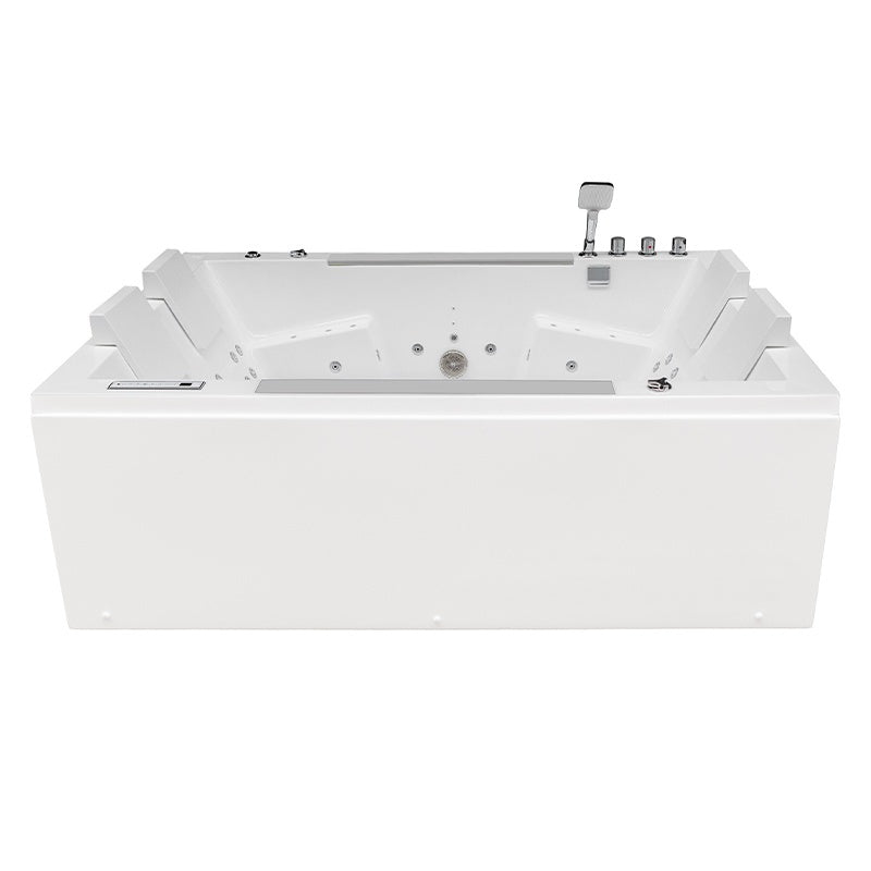 WANNA Z HYDROMASAŻEM KARI 942 BIAŁA 180x120 CM KARI-942-WH-180X120