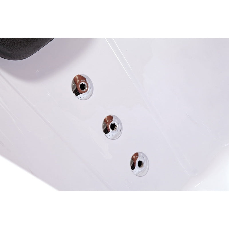 WANNA Z HYDROMASAŻEM Z PODGRZEWACZEM CARMEN 631LH LEWA BIAŁA 180x120 CM CARMEN-631H-L-180