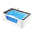 WANNA Z HYDROMASAŻEM ZEFIR 934 BIAŁA CZARNA DESKA 192x131 CM ZEFIR-934-BL