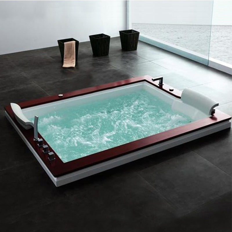 WANNA Z HYDROMASAŻEM DIABLO 666 Z OBUDOWĄ I DESKĄ 180x150 CM DIABLO-666+DESKA+OBU